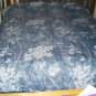 Pretty Blue Floral Bed Set,Included Curtains & Ruffle
