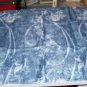 Pretty Blue Floral Bed Set,Included Curtains & Ruffle
