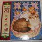 Country Cat Puzzle, Kitten,Basket,Teddy Bear,520 Pieces,Golden, Complete, Open