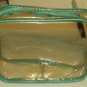 Turquoise Trimmed Clear Bag-Vinyl, Great For Anything