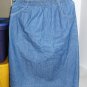 Blue Jean Skirt, 100% Cotton, Casual Wear, Patch Pockets,Lighweight, Size Medium