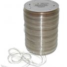 Clear Elastic Strap Roll for Hanging (3/8" wide) 150 Yd