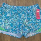 NWT $64 Lilly Pulitzer Ocean Trail Short Turquoise Oasis Outta Line Sz Small