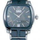 ONISS LADIES BLACK CERAMIC SWISS DIAMOND WATCH