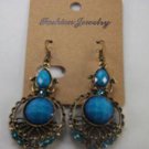 Double Turquoise style earrings