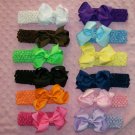 U Pick 5 Boutique Hair Bows and 5 Headbands-- Huge Savings--From bowdaciousbows417