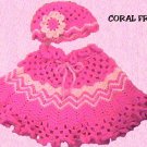 Original Crochet Pattern Coral Frills offered by designer