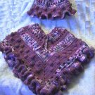 Sugar Plums Poncho & Hat Crochet Pattern offered by Desinger