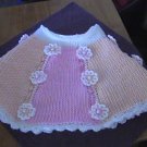 Crochet Poncho Pattern "Bubblegum & Sherbet" Tunisian Stitch