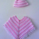 "Katie" Crochet Poncho & Hat Patterrn 1-5 years