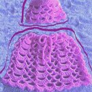 Crochet Pattern for a Poncho and matching Hat 18 months - 4 years
