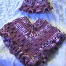 Sugar Plums Poncho & Hat Crochet Pattern offered by Desinger