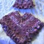 Sugar Plums Poncho & Hat Crochet Pattern offered by Desinger