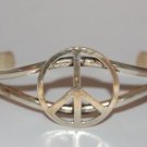 Artisan PEACE SIGN Fashion Silver tone Metal Vintage Bracelet Artisan PEACE SIGN Fashion Silver tone Metal Vintage Bracelet