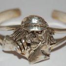 BIKER DUDE SKULL Punk Metal Vintage Bracelet Vintage Rocker jewelry BIKER DUDE SKULL Punk Metal Vintage Bracelet Vintage Rocker jewelry