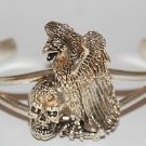 Eagle Skull Biker Metal Vintage Bracelet Vintage Rocker jewelry Eagle Skull Biker Metal Vintage Bracelet Vintage Rocker jewelry