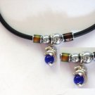 Gorgeous DOLPHIN Glasswork Leather Necklace Choker Gorgeous DOLPHIN Glasswork Leather Necklace Choker