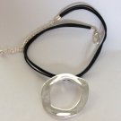 Gorgeous Silver Artisan Loop Choker Necklace
