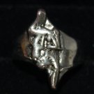 Mysterious Feminine Symbol freak Artisan Unisex Ring size 8 Mysterious Feminine Symbol freak Artisan Unisex Ring size 8
