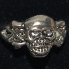 Skull and Crossbones Pirate freak Artisan Unisex Ring size 10 Skull and Crossbones Pirate freak Artisan Unisex Ring size 10