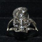 Attacking Snake Skull freak Artisan Unisex Ring size 9 Attacking Snake Skull freak Artisan Unisex Ring size 9