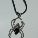 Black Widow Spider FASHION NECKLACE Rocker, freak Biker