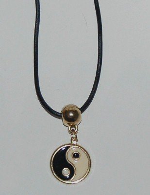 Ying Yang Spiritual Statement Choker FASHION NECKLACE