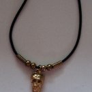 Artisan Primitive Skull Choker NECKLACE Gold Tone freak