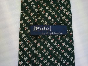 POLO by Ralph Lauren Necktie 100% Silk Made in USA