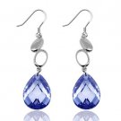 New!Shine! Silver CZ Earrings Jewelry