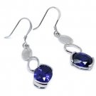 New!Fashion Silver CZ Earrings Jewelry