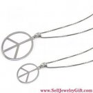 Sterling Silver Lovers Necklace