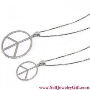 Sterling Silver Lovers Necklace
