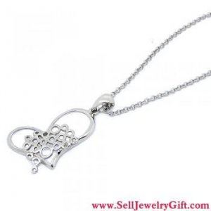 Small Simple CZ Necklace