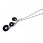 Triple Loops Agate Necklace