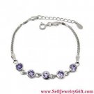 Silver CZ Bracelet Jewelry Gifts