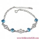 Sterling Gemstone CZ Bracelet