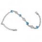 Sterling Gemstone CZ Bracelet