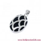 925 Sterling Silver Enamel Pendant