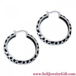 925 Sterling Silver Enamel Earrings