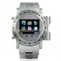 1.5 Inch Touch Screen Quad Band Stainless Steel Watch Phone M64