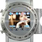 1.5 Inch Touch Screen Quad Band Stainless Steel Watch Phone M64