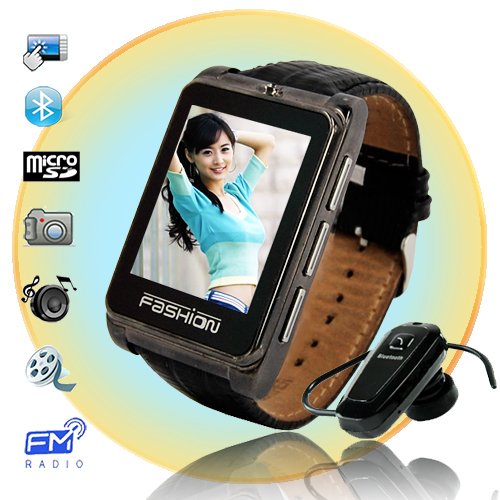 Fashionable Ultra Thin Quadband 1.8 Inch Touch Screen Wrist Watch Cell Phone S9110