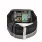 Fashionable Ultra Thin Quadband Watch Cell Phone with Compass and Nylon Wrist Band  S9120
