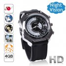 Free Shipping 4GB Brand New Gossip Face IR Night Vision HD Camera Watch DVR Voice Active (F9)