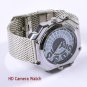 Free Shipping 4GB Men&acirc;��s Metal Gossip Face IR Night Vision HD Camera Watch DVR Voice Active(F10)