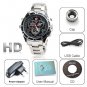 Free Shipping Sports Style Wrist Watch Hidden Camera 1080P HD Voice Active Control 8GB (F6)