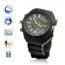 4GB Black Sports 1080P infrared Waterproof watch camera dvr Night vision Motion Detection (W3000)