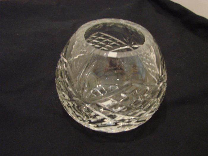 619 Godinger 24 Lead Crystal Votive Candle Holder
