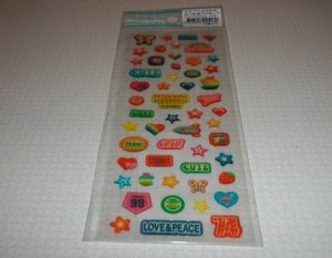 Crux Retro Collection Glass-Like Sticker Sheet